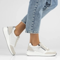 Leather Sneakers Filippo DP6011/24 WH white