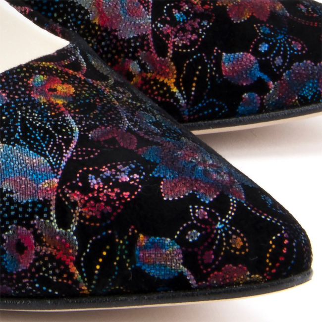 Czółenka Filippo 2565 Kwiatek Multikolor