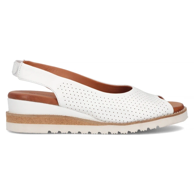 Leather sandals Artiker 50C0862 white