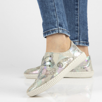 Leather shoes Noran's Wacky Gris