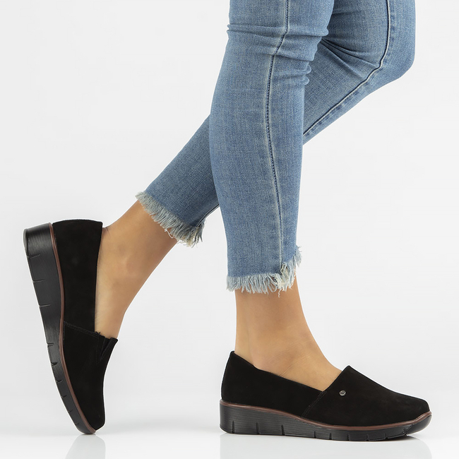 Leather shoes Filippo DP3628/22 BK black