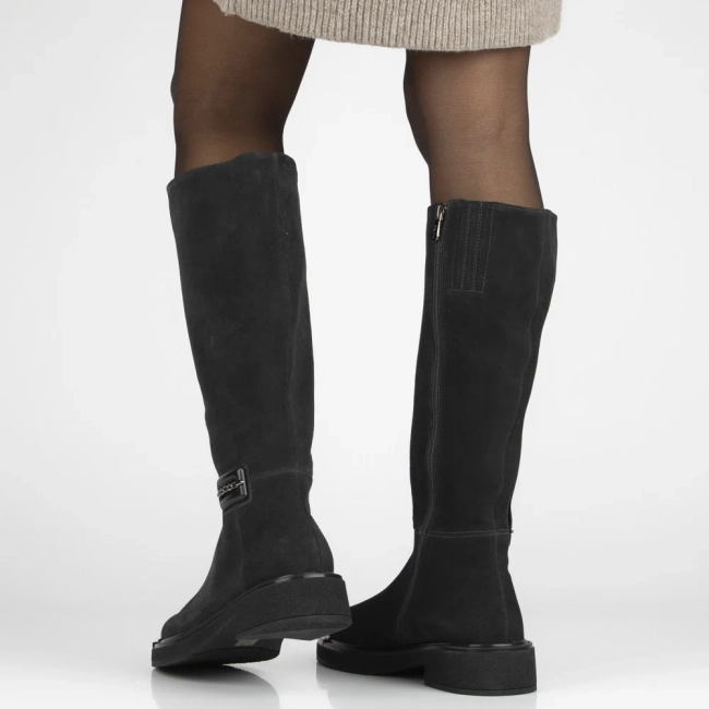 Leather boots Filippo DKZ7234/25 GF grey