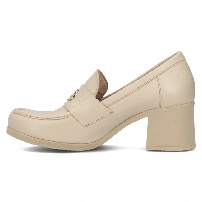 Leather shoes Filippo 20171 taupe