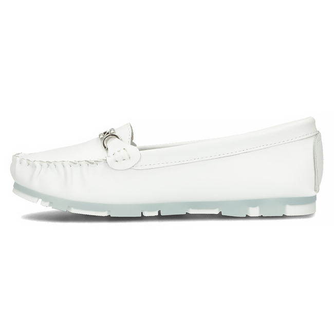 Leather loafers Filippo DP1202/23 WH white
