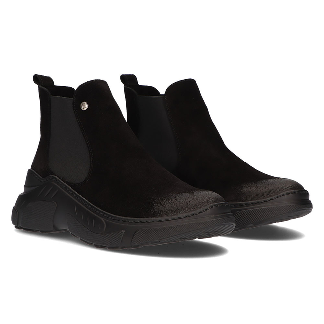 Leather ankle boots Filippo 5094 Black