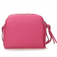 Handbag Toscanio Messenger Bag Leather A48 fuchsia