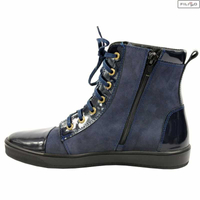 Ankle boots VINCEZA 522 navy blue/navy lacek 8021660