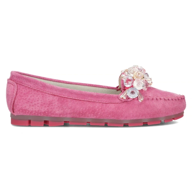 Leather loafers Filippo DP4549/24 FH pink