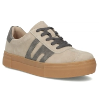 Skórzane sneakersy Filippo DP6798/26 BE GR beżowe
