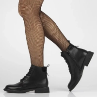 Leather ankle boots Filippo DBT6574/24 BK black