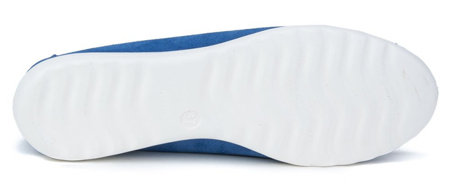 Skórzane mokasyny Filippo 10092 W. niebieskie