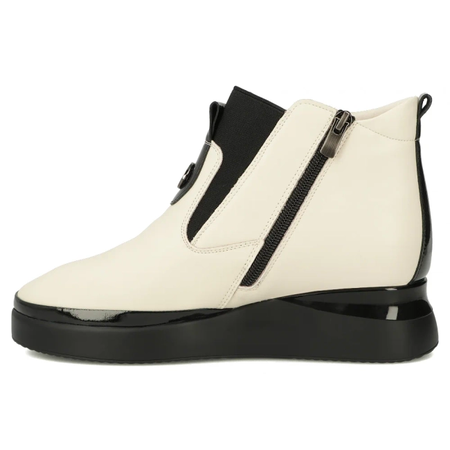 Leather ankle boots Filippo DBT7392/25 BE beige