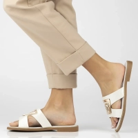 Klapki Filippo DK3703/25 WH białe