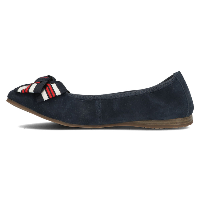Leather ballerinas Filippo DP3634/23 NV navy