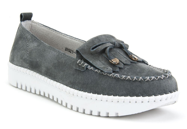 Półbuty Filippo DP021/18 GR Grey
