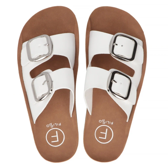Flip-flops Filippo DK6892/25 WH white