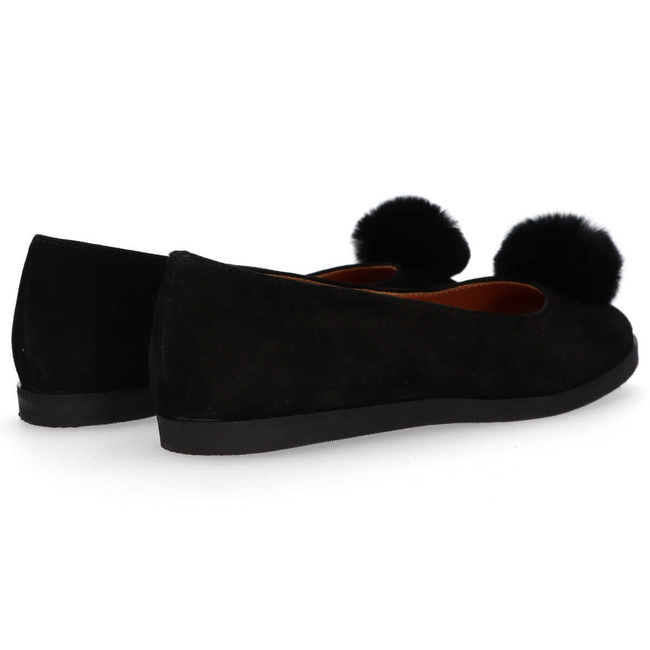 Ballerina Filippo 1320 Black Suede