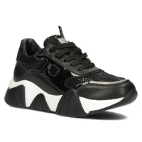 Leather sneakers Filippo DP4516/23 BK black