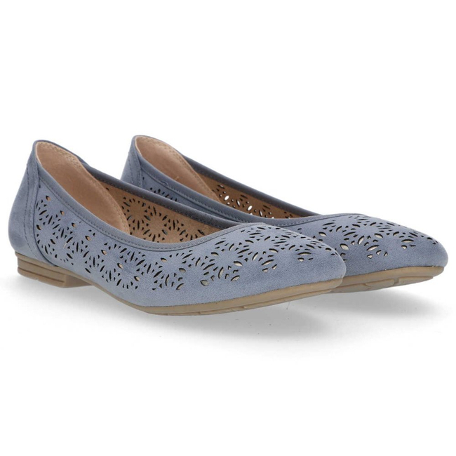 Baleriny Jana Soft Line 8-22161-24 802 Denim