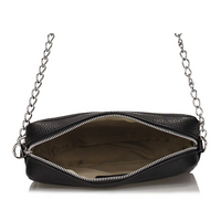 Handbag Toscanio Leather Messenger Bag B6 black