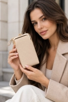Beige wallet Doris 