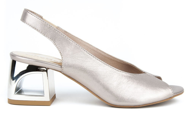 Sandały CheBello 2291-046-000-PSK-S22 Złoty