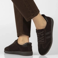 Skórzane sneakersy Filippo DP8286/26 D BR brązowe