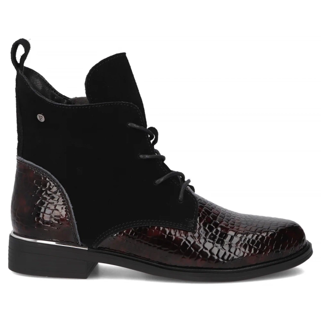 Leather ankle boots Filippo DBT4749/25 BR CR brown