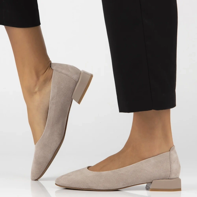 Leather shoes Filippo DP6789/25 BE beige