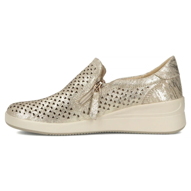 Leather shoes Filippo DP6210/25 GO gold