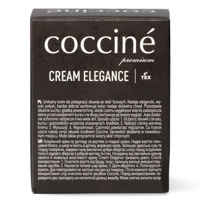 Coccine Cream Elegance shoe cream 50 ml colorless