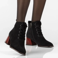 Filippo heeled ankle boots DBT8172/26 BK SU black