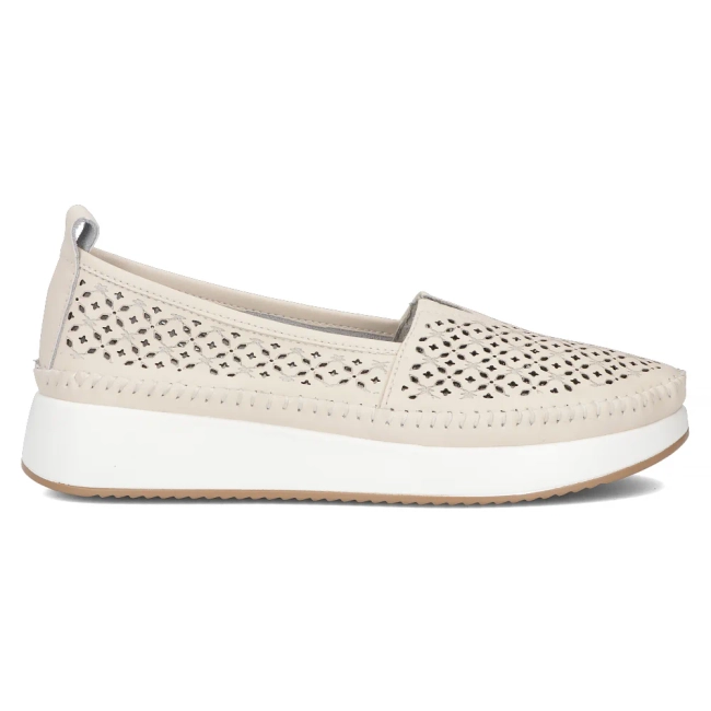 Leather shoes Filippo DP4555/24 BE beige