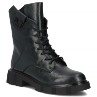 Leather ankle boots Filippo DBT7464/25 GE dark green