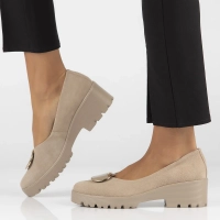 Leather shoes Filippo DP4569/23 BE beige