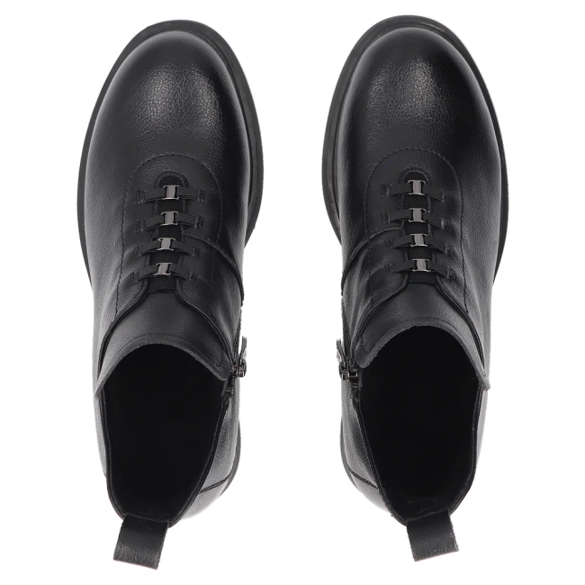 Leather ankle boots Filippo DBT8033/26 BK black