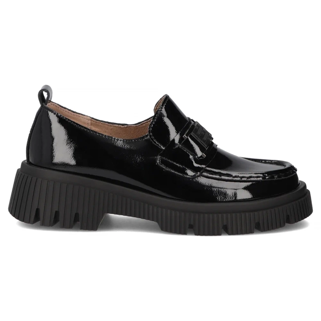 Leather shoes Filippo DP7172/25 BK black