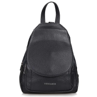 Leather backpack Toscanio A186 navy
