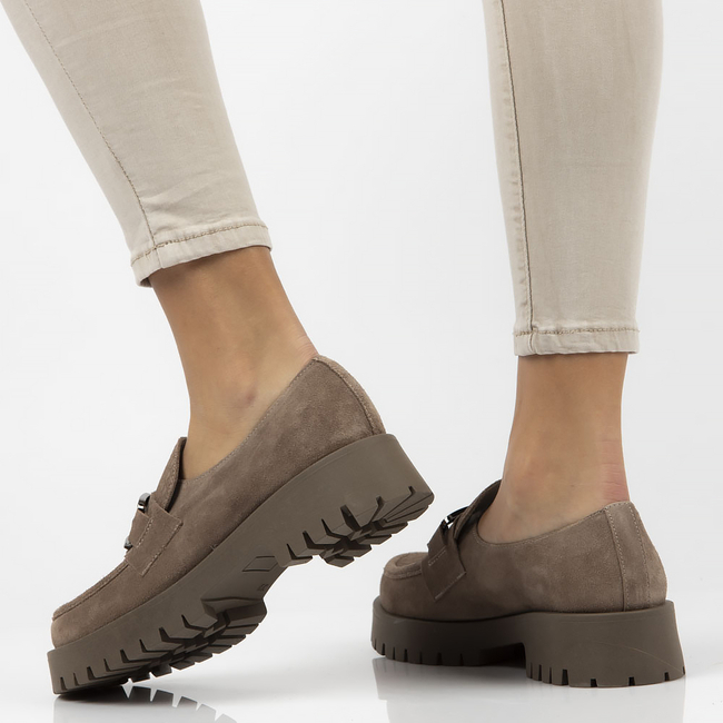 Leather shoes Filippo 20089 beige