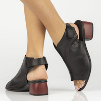 Leather sandals Remonte R8770-01 black