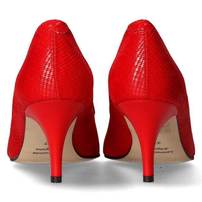 Czółenka Filippo 2161 czerwone f2