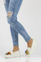 Leather shoes Filippo DP3535/22 WH white