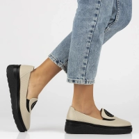 Leather shoes Filippo DP6801/25 BE beige