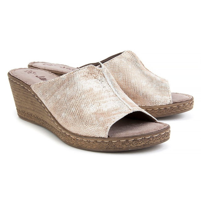 Slippers Jana 8-27210-20 988 Platinium Snake