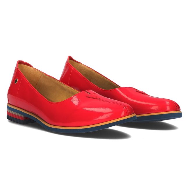 Leather shoes Filippo 05035 Red