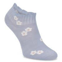 Women's Socks 2401-13 flowers blue