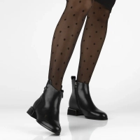 Leather ankle boots Filippo DBT7382/25 BK black