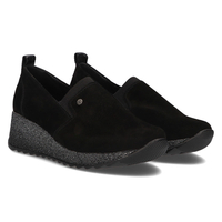 Skórzane Sneakersy Filippo DP1500/21 BK czarne