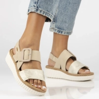 Sandals Rieker 69260-60 beige