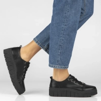 Leather sneakers Filippo DP8337/26 D BK black